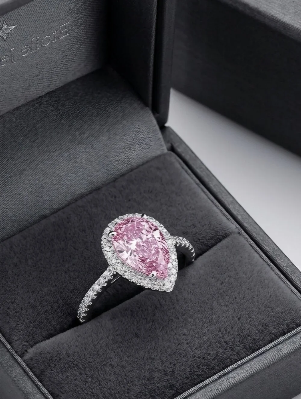 Sakura Pink Zirconia Ring